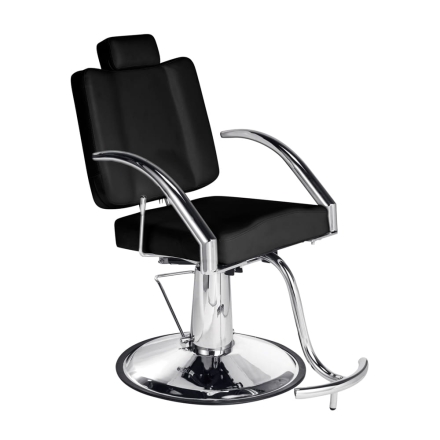 Fotel barberski Silvia Mirplay Czarny