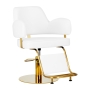 Gabbiano fotel fryzjerski Linz NQ złoto biały - 2