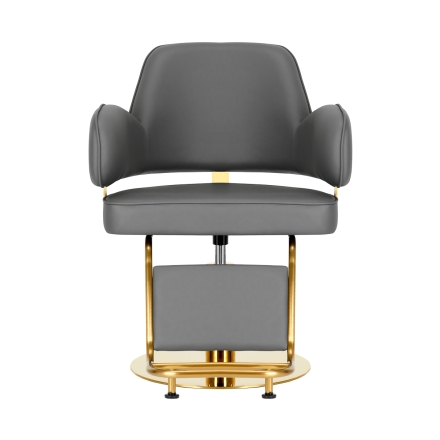 Gabbiano fotel fryzjerski Linz NQ złoto szary - 2