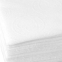 Jednorazowe chusty zabiegowe 20 szt. 70 x 40 cm białe serca - 3
