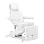 Elektryczny fotel kosmetyczny SILLON CLASSIC 2 silniki pedi biały - 2