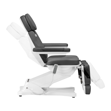 Elektryczny fotel kosmetyczny SILLON CLASSIC 2 silniki pedi szary - 5