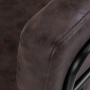 Gabbiano fotel fryzjerski Katania Loft Old Leather ciemny brąz - 8