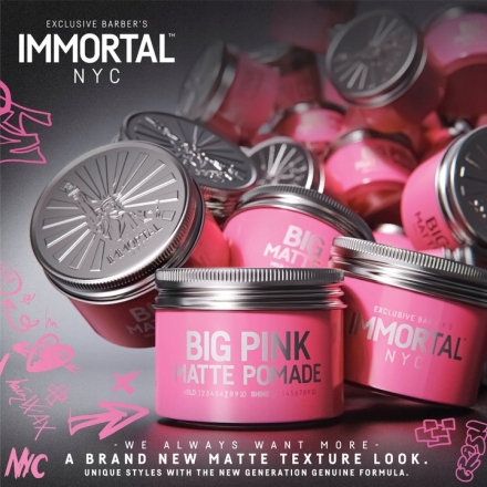 Immortal NYC Tobacco Matte Pomade pomada 100ml kopia - 4