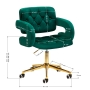 4Rico Krzesło QS-OF213G aksamit zielone - 11