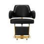 Gabbiano fotel fryzjerski Linz złoto czarny dysk - 3