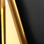 Gabbiano fotel fryzjerski Linz złoto czarny dysk - 7