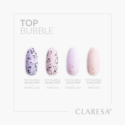 Claresa Top Bubble gold Matt No wipe -5g - 4