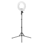 Lampa pierścieniowa Ring light 12' 35W led czarna + statyw - 2