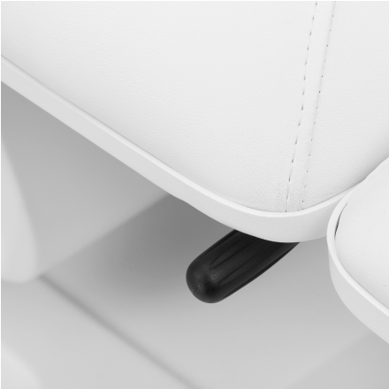 Fotel kosmetyczny elektryczny Sillon Basic 3 siln. obrotowy biały - 15