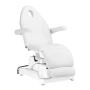 Fotel kosmetyczny elektryczny Sillon Basic 3 siln. obrotowy biały - 3