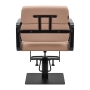 Gabbiano fotel fryzjerski Porto czarno beżowy - 5