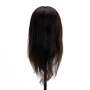 Główka treningowa fryzjerska Gabbiano WZ1 naturalne włosy, kolor 1H, długość 16" - 5