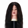 Główka treningowa fryzjerska Gabbiano WZ1 naturalne włosy, kolor 1H, długość 20" - 2