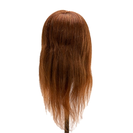 Główka treningowa fryzjerska Gabbiano WZ1 naturalne włosy, kolor 4H, długość 20" - 4