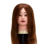 Główka treningowa fryzjerska Gabbiano WZ1 naturalne włosy, kolor 4H, długość 20" - 2