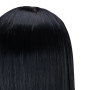 Główka treningowa fryzjerska Gabbiano WZ2 syntetyczne włosy, kolor 1H, długość 24" - 6
