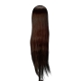 Główka treningowa fryzjerska Gabbiano WZ2 syntetyczne włosy, kolor 4H, długość 24" - 5