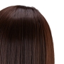 Główka treningowa fryzjerska Gabbiano WZ2 syntetyczne włosy, kolor 4H, długość 24" - 6
