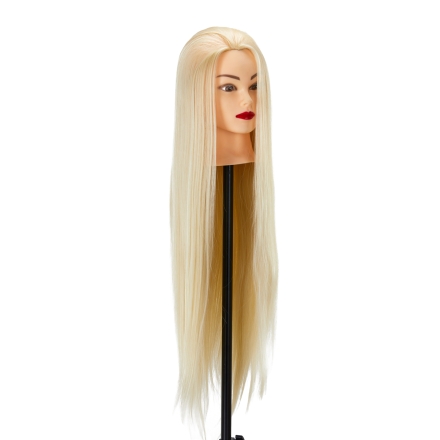 Główka treningowa fryzjerska Gabbiano WZ2 syntetyczne włosy, kolor 613H, długość 24" - 3