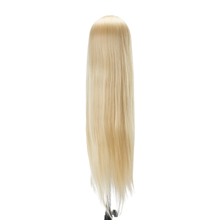 Główka treningowa fryzjerska Gabbiano WZ2 syntetyczne włosy, kolor 613H, długość 24" - 4
