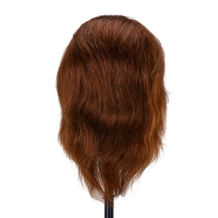 Główka treningowa fryzjerska Gabbiano WZ3 naturalne włosy, kolor 4H, długość 8" - 3