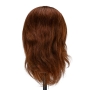 Główka treningowa z brodą fryzjerska Gabbiano WZ4 naturalne włosy, kolor 4H, długość 8"+6" - 4