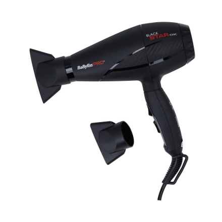 BABYLISS PRO BLACK STAR Suszarka do włosów z jonizacją 2200W BAB6250IE