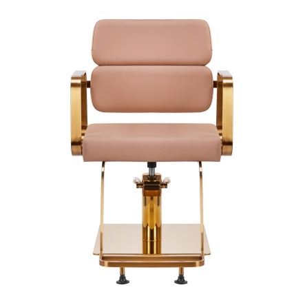 Gabbiano fotel fryzjerski Porto złoto beżowy - 3