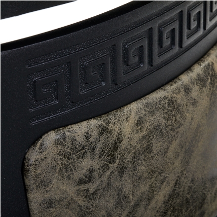 Gabbiano fotel barberski President Old Leather Zielony - 11