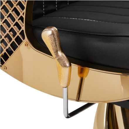 Gabbiano fotel Barberski Marcus złoto czarny - 9