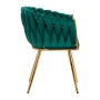 4Rico krzesło QS-GW06G aksamit zielone - 4