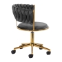 4Rico krzesło obrotowe QS-GW01G aksamit szare - 4