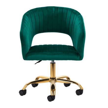 4Rico krzesło obrotowe QS-OF212G aksamit zielone - 2