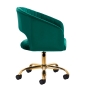 4Rico krzesło obrotowe QS-OF212G aksamit zielone - 4