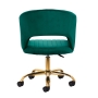 4Rico krzesło obrotowe QS-OF212G aksamit zielone - 5