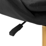 4Rico krzesło obrotowe QS-MF18G aksamit czarne - 8