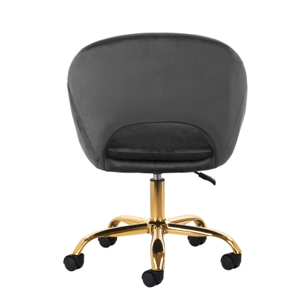4Rico krzesło obrotowe QS-MF18G aksamit szare - 4