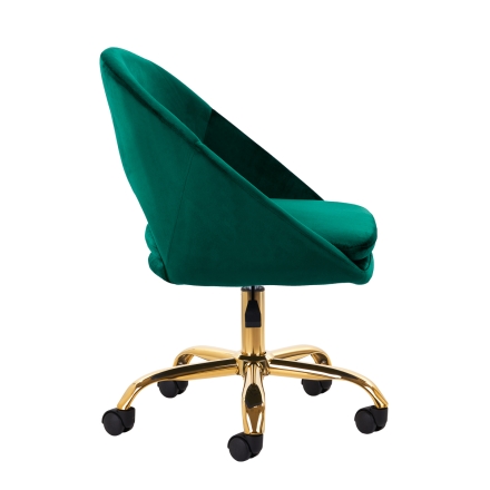 4Rico krzesło obrotowe QS-MF18G aksamit zielone - 3