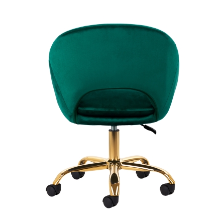 4Rico krzesło obrotowe QS-MF18G aksamit zielone - 4