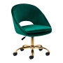 4Rico krzesło obrotowe QS-MF18G aksamit zielone - 2