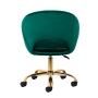 4Rico krzesło obrotowe QS-MF18G aksamit zielone - 5