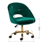 4Rico krzesło obrotowe QS-MF18G aksamit zielone - 9
