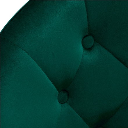 4Rico fotel obrotowy QS-BL12B aksamit zielony - 5
