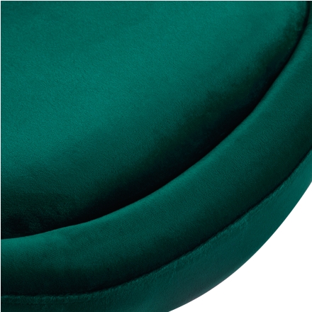4Rico fotel obrotowy QS-BL12B aksamit zielony - 6