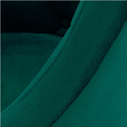 4Rico fotel obrotowy QS-BL14G aksamit zielony - 7