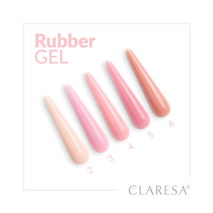 Claresa Żel budujący Rubber żel 2 45g - 4