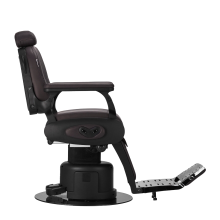 Fotel Barberski elektryczny Gabbiano Duke Brązowy - 4