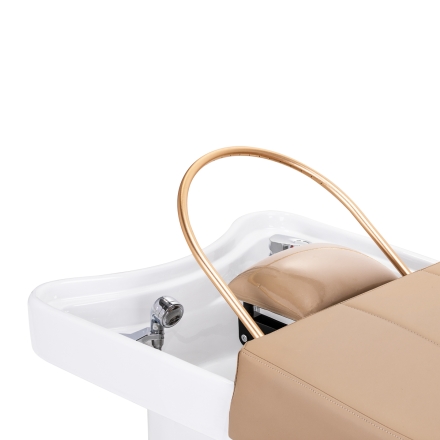 Leżanka Myjnia Spa brązowa Hair SPA/Head SPA - 5