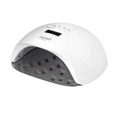 Lampa UV LED OCHO NAILS X13 65W biała z lustrzanym dnem - 2